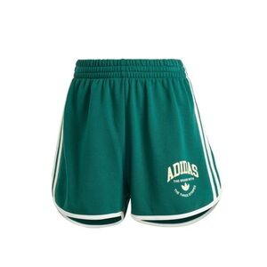 Adidas Vrct Graphic Shorts With Letter Logo and Colorblock Stripes